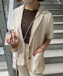 半袖テーラードジャケット