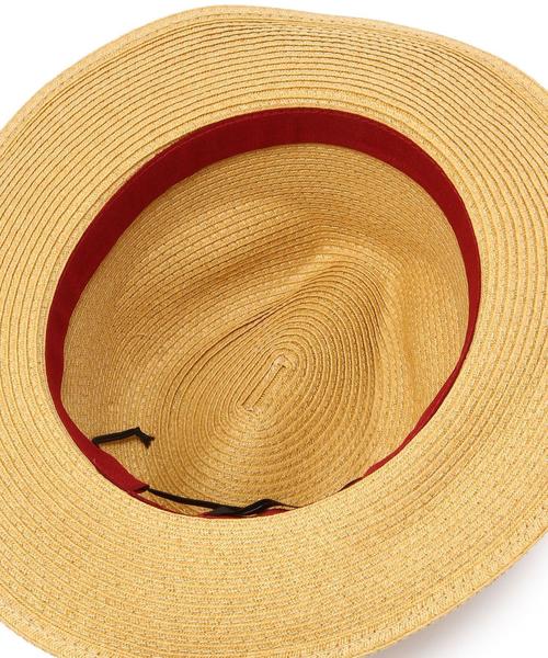 Another Edition（アナザーエディション）の「ブレードツバヒロ中折れハット/AE BRAID ツバヒロナカオレHAT（ハット・レディース・オフホワイト/ブラック/ベージュ・フリー）」の7枚目の写真