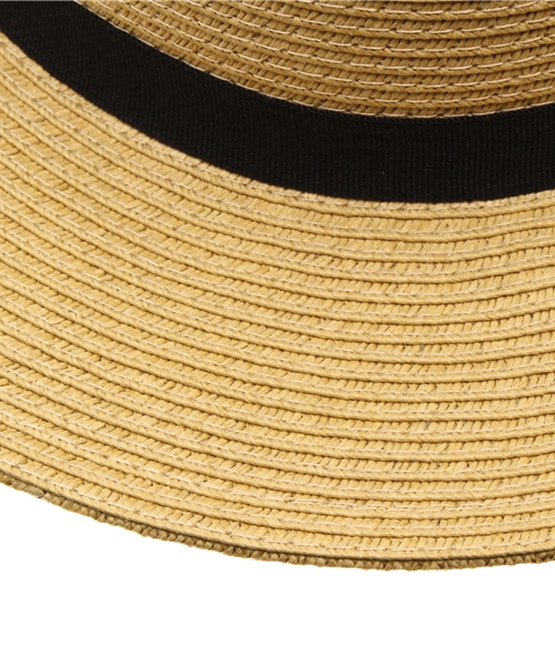 Another Edition（アナザーエディション）の「ブレードツバヒロ中折れハット/AE BRAID ツバヒロナカオレHAT（ハット・レディース・オフホワイト/ブラック/ベージュ・フリー）」の9枚目の写真