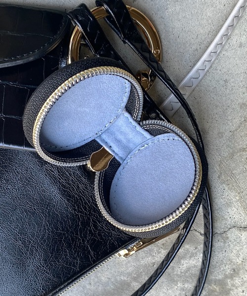 DouDou（ドゥドゥ）の「マルチスマホショルダー 22AW（ショルダーバッグ・レディース・ブラック/ライトグレー/ダークブラウン/グレイッシュベージュ・FREE）」の9枚目の写真