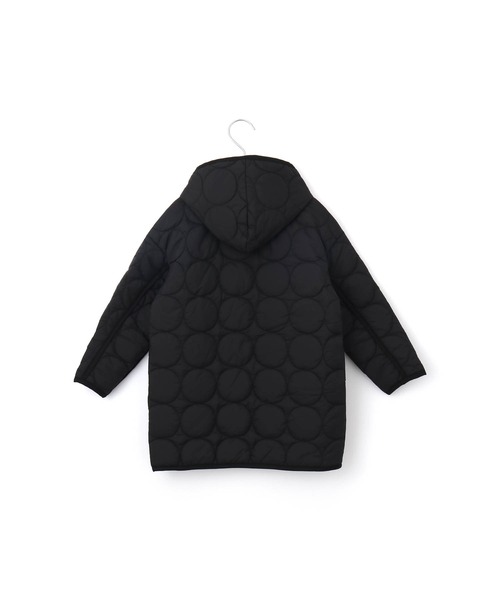 MAKE YOUR DAY（メイクユアデイ）の「ドットキルトコート■80～140cm（ダウンジャケット/コート・キッズ・ピンク/ブラック/アイボリー・80/90/100/110/120/130/140）」の10枚目の写真