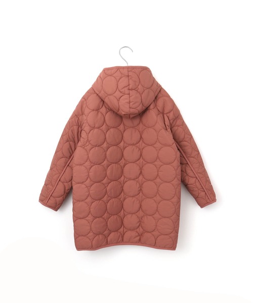 MAKE YOUR DAY（メイクユアデイ）の「ドットキルトコート■80～140cm（ダウンジャケット/コート・キッズ・ピンク/ブラック/アイボリー・80/90/100/110/120/130/140）」の13枚目の写真