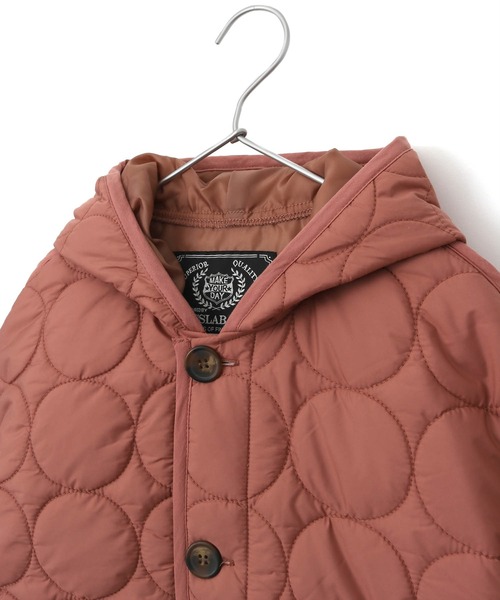 MAKE YOUR DAY（メイクユアデイ）の「ドットキルトコート■80～140cm（ダウンジャケット/コート・キッズ・ピンク/ブラック/アイボリー・80/90/100/110/120/130/140）」の14枚目の写真