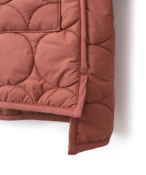 MAKE YOUR DAY（メイクユアデイ）の「ドットキルトコート■80～140cm（ダウンジャケット/コート・キッズ・ピンク/ブラック/アイボリー・80/90/100/110/120/130/140）」の16枚目の写真