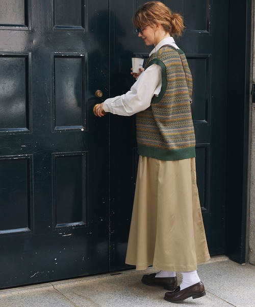 Dickies/ディッキーズ ストレッチツイルフレアスカート MONO