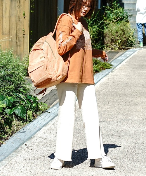 BILLABONG(ビラボン)の「BILLABONG レディース SCHOOLS OUT CORD バッグ 【2022年秋冬モデル】/ビラボンコーデュロイバックパック・リュックサック(バックパック/リュック・レディース・グリーン系その他/ブラウン系その他・FREE)」の14枚目の写真