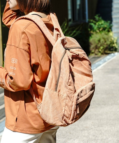 BILLABONG(ビラボン)の「BILLABONG レディース SCHOOLS OUT CORD バッグ 【2022年秋冬モデル】/ビラボンコーデュロイバックパック・リュックサック(バックパック/リュック・レディース・グリーン系その他/ブラウン系その他・FREE)」の12枚目の写真