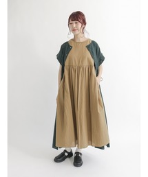 Samansa Mos2 | 前後着ノースリワンピース(ワンピース)