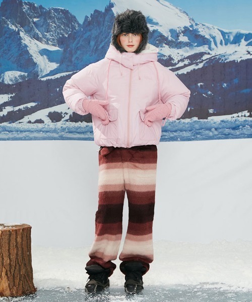 ◆KIRSH◆CHERRY NUPTSE REVERSIBLE DOWN JUMPER 韓国アイドル着 ◇KIRSH◇CHERRY NUPTSE REVERSIBLE DOWN JUMPER 韓国アイドル着