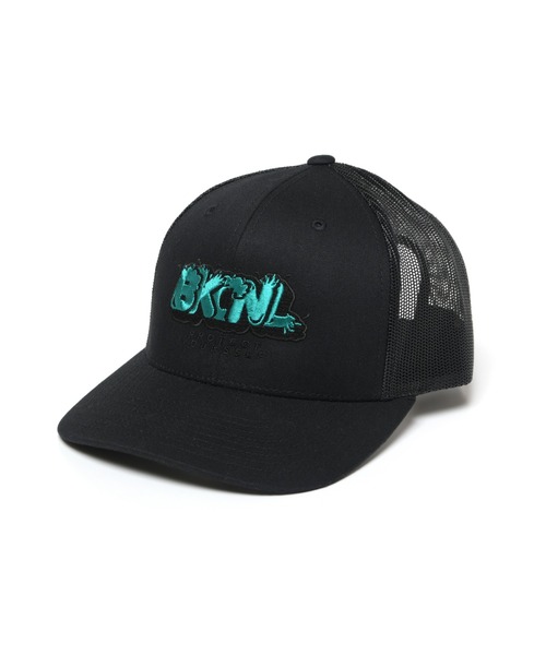 Back Channel（バックチャンネル）の「SPLASH BKCNL MESH CAP（キャップ・メンズ・ブラック/ベージュ/オリーブドラブ/ウィート・FREE）」の2枚目の写真