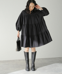 JOURNAL STANDARD | シュリンクタフタティアードワンピース(ワンピース)