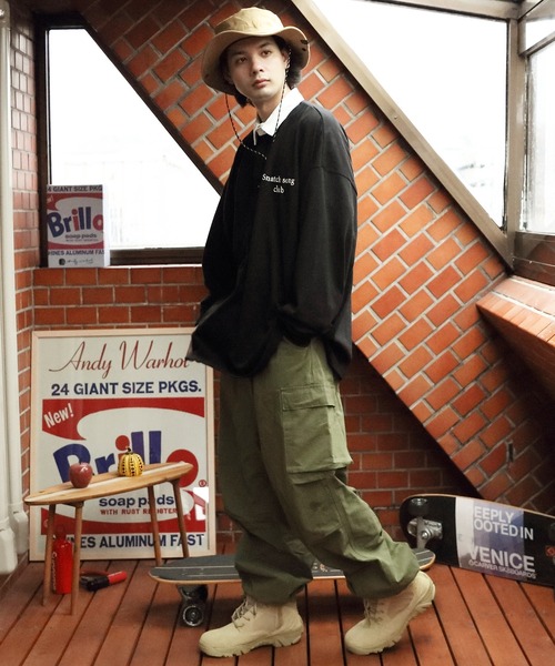 ８(eight)（エイト）の「BeProof 難燃アドベンチャーハット/カラビナ付き（ハット・メンズ・ブラック/ベージュ/グレー/マルチ・FREE）」の10枚目の写真