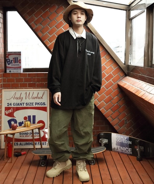 ８(eight)（エイト）の「BeProof 難燃アドベンチャーハット/カラビナ付き（ハット・メンズ・ブラック/ベージュ/グレー/マルチ・FREE）」の11枚目の写真