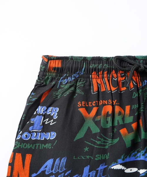 X-girl(エックスガール)の「X-girl × HUF SOUND RESORT SHORT(その他パンツ・レディース・ブラック・S/M)」の10枚目の写真