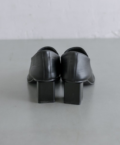 mystic(ミスティック)の「スクエアローファー(ローファー・レディース・ブラック/オフホワイト・38/36/37)」の6枚目の写真