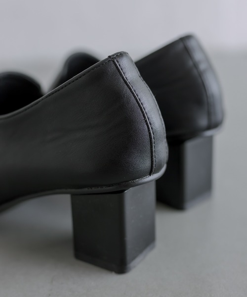 mystic(ミスティック)の「スクエアローファー(ローファー・レディース・ブラック/オフホワイト・38/36/37)」の9枚目の写真