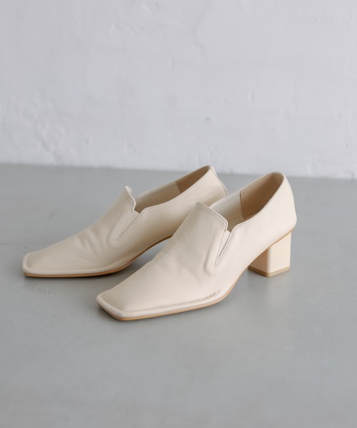 mystic(ミスティック)の「スクエアローファー(ローファー・レディース・ブラック/オフホワイト・38/36/37)」の11枚目の写真