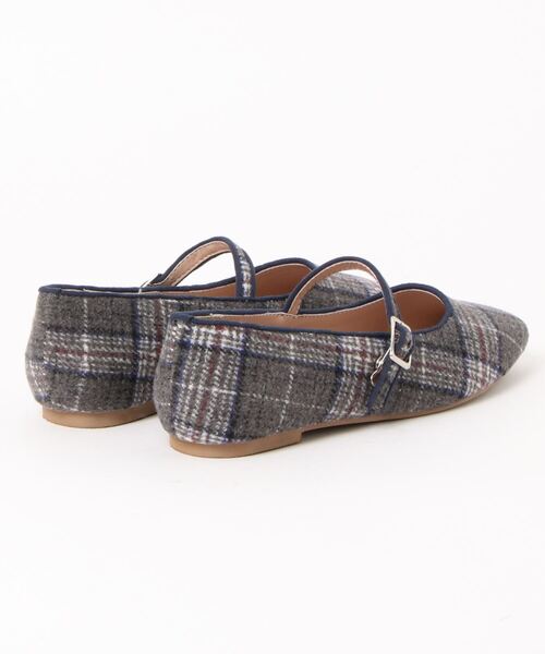 Bridget Birkin(ブリジットバーキン)の「【Bridget Birkin】ワンストラップフラットシューズ(521527)(バレエシューズ・レディース・ブラック/グレー/ブラック系その他/ベージュ・24/24.5/23/23.5/22.5)」の5枚目の写真