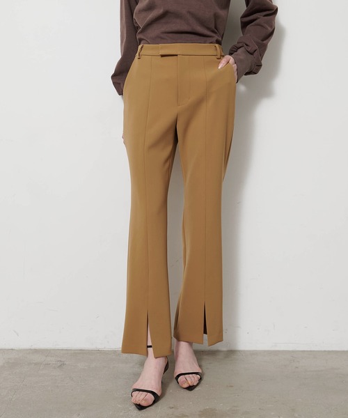 売り切り価格　shantii ガゼットパンツ フロントスリットパンツ（スラックス）｜Whim Gazette（ウィムガゼット