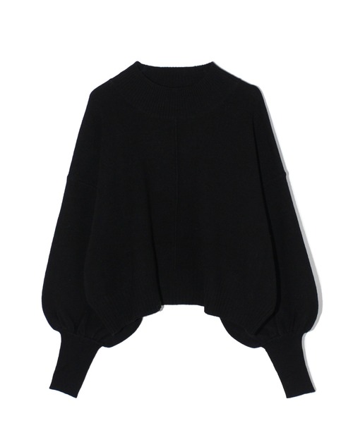 one way（ワンウェイ）の「モックネック総針ニット（ニット/セーター・レディース・ライトグリーン/ライトブルー/ホワイト/ブラック/ライトピンク/イエロー・FREE）」の8枚目の写真