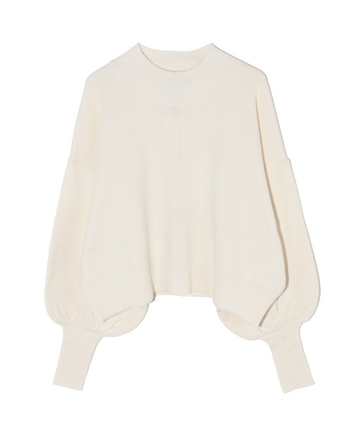 one way（ワンウェイ）の「モックネック総針ニット（ニット/セーター・レディース・ライトグリーン/ライトブルー/ホワイト/ブラック/ライトピンク/イエロー・FREE）」の20枚目の写真