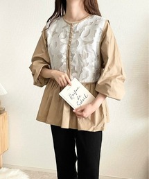 ECRIRE | 【TOMOコラボ】レイヤードレースブラウス(シャツ/ブラウス)