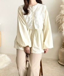 ECRIRE | 【TOMOコラボ】レイヤードレースブラウス(シャツ/ブラウス)