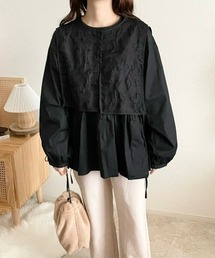 ECRIRE | 【TOMOコラボ】レイヤードレースブラウス(シャツ/ブラウス)