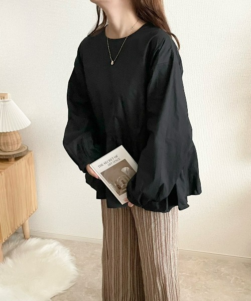 ECRIRE（エクリール）の「【TOMOコラボ】レイヤードレースブラウス（シャツ/ブラウス・レディース・ブラック/ベージュ/オフホワイト・M/L）」の5枚目の写真