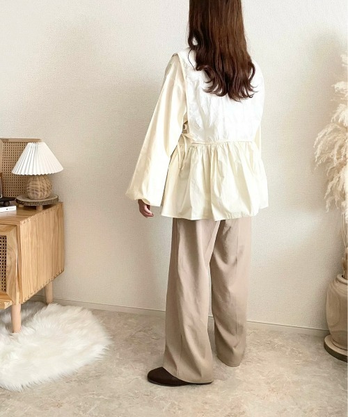 ECRIRE（エクリール）の「【TOMOコラボ】レイヤードレースブラウス（シャツ/ブラウス・レディース・ブラック/ベージュ/オフホワイト・M/L）」の15枚目の写真