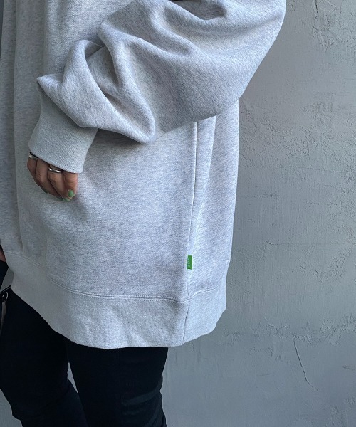 HUF（ハフ）の「[HUF/ハフ] MEGABLAST バックプリント クルーネックスウェット（スウェット・レディース・ヘザーグレー/ネイビー・L/M）」の15枚目の写真