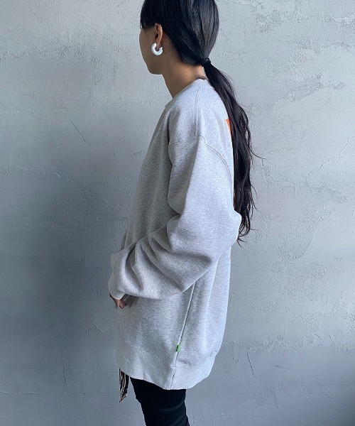 HUF/ハフ] MEGABLAST バックプリント クルーネックスウェット