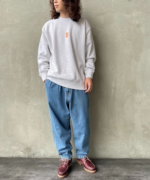 HUF/ハフ] MEGABLAST バックプリント クルーネックスウェット