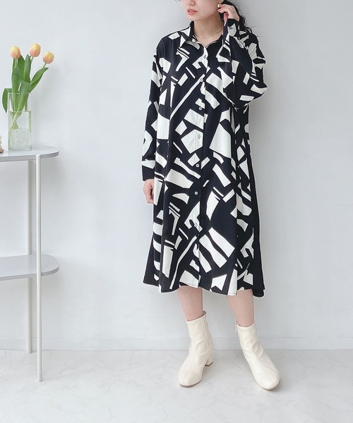 AS KNOW AS plus（アズノゥアズプラス）の「♪異素材合わせてシャツワンピース（シャツワンピース・レディース・ブラック系その他/ブラック系その他2/ネイビー系/オレンジ系その他/ミント/ブラウン系その他/ネイビー系1/ブラウン/チャコールグレー/ネイビー系2/グリーン系/ブラック系その他3/ネイビー系3/ブルー系/ホワイト系/ネイビー系4/ブラック系/グリーン系1/ブラック系1/ブラウン系その他3/ブラウン系その他2/ベージュ系その他/カーキ系/グレー系/ブラック系4/オレンジ系その他2/グレー系1/ネイビー系5/ブルー系3/カーキ系3/ブラック系3/ベージュ系その他6/ブラック系6/レッド系6/カーキ系6/グレー系その他6/ブルー系その他/ネイビー系6/ブルー系2/グリーン系2/ベージュ系2/ブラック系2/カーキ系7/ネイビー系7/ベージュ系その他7/ネイビー系8/ブラウン系その他4/グレー系2/ネイビー系9/カーキ系8/グレー系3/マルチ/ブルー系5/グレー系その他5/ブラック系その他5/ホワイト系その他5/ブラック系5/ブルー系その他5・FREE）」の8枚目の写真