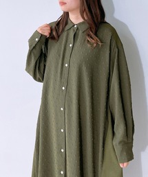 AS KNOW AS plus | ♪異素材合わせてシャツワンピース(シャツワンピース)
