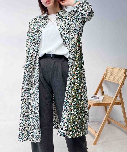 AS KNOW AS plus（アズノゥアズプラス）の「♪異素材合わせてシャツワンピース（シャツワンピース・レディース・ブラック系その他/ブラック系その他2/ネイビー系/オレンジ系その他/ミント/ブラウン系その他/ネイビー系1/ブラウン/チャコールグレー/ネイビー系2/グリーン系/ブラック系その他3/ネイビー系3/ブルー系/ホワイト系/ネイビー系4/ブラック系/グリーン系1/ブラック系1/ブラウン系その他3/ブラウン系その他2/ベージュ系その他/カーキ系/グレー系/ブラック系4/オレンジ系その他2/グレー系1/ネイビー系5/ブルー系3/カーキ系3/ブラック系3/ベージュ系その他6/ブラック系6/レッド系6/カーキ系6/グレー系その他6/ブルー系その他/ネイビー系6/ブルー系2/グリーン系2/ベージュ系2/ブラック系2/カーキ系7/ネイビー系7/ベージュ系その他7/ネイビー系8/ブラウン系その他4/グレー系2/ネイビー系9/カーキ系8/グレー系3/マルチ/ブルー系5/グレー系その他5/ブラック系その他5/ホワイト系その他5/ブラック系5/ブルー系その他5・FREE）」の2枚目の写真