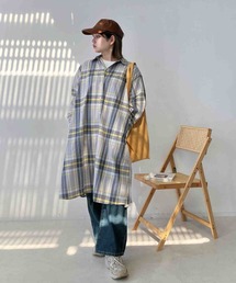 AS KNOW AS plus | ♪異素材合わせてシャツワンピース(シャツワンピース)