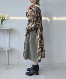 ♪異素材合わせてシャツワンピース