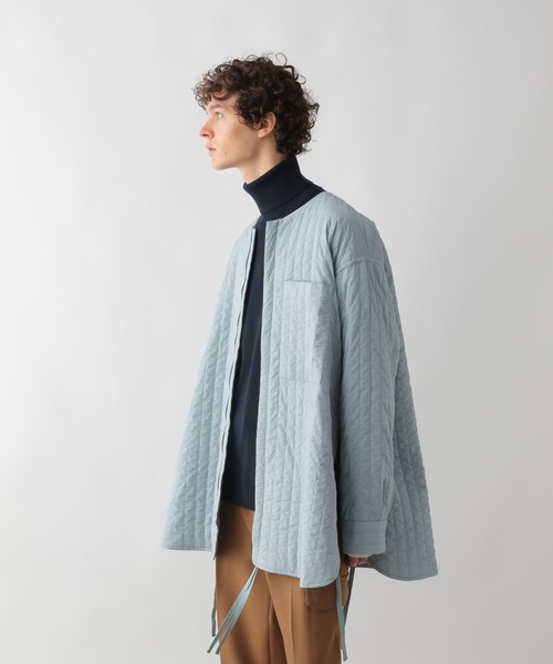 STERNBERG（スタンバーグ）の「STERNBERG/キルティングシャツJK/123261（ナイロンジャケット・メンズ・ブラック/スカイブルー・MEDIUM/LARGE）」の18枚目の写真