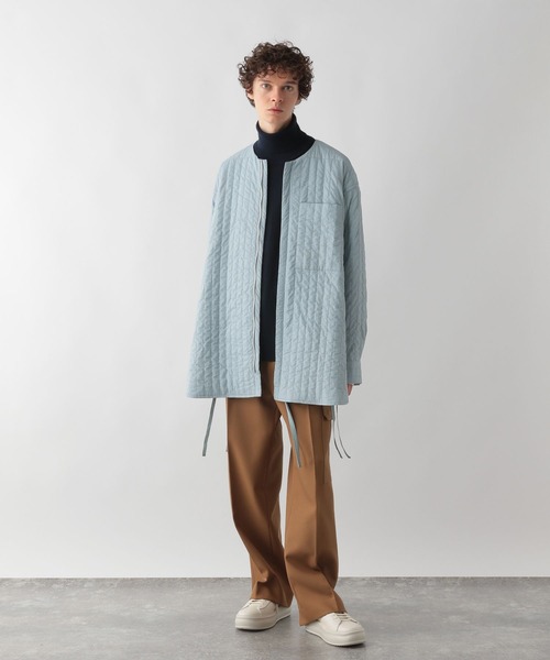 STERNBERG（スタンバーグ）の「STERNBERG/キルティングシャツJK/123261（ナイロンジャケット・メンズ・ブラック/スカイブルー・MEDIUM/LARGE）」の12枚目の写真