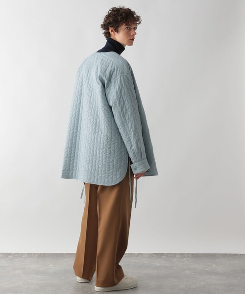 STERNBERG（スタンバーグ）の「STERNBERG/キルティングシャツJK/123261（ナイロンジャケット・メンズ・ブラック/スカイブルー・MEDIUM/LARGE）」の14枚目の写真