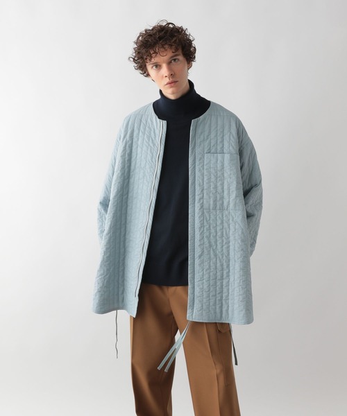 STERNBERG（スタンバーグ）の「STERNBERG/キルティングシャツJK/123261（ナイロンジャケット・メンズ・ブラック/スカイブルー・MEDIUM/LARGE）」の15枚目の写真