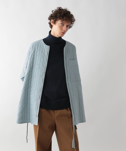 STERNBERG（スタンバーグ）の「STERNBERG/キルティングシャツJK/123261（ナイロンジャケット・メンズ・ブラック/スカイブルー・MEDIUM/LARGE）」の16枚目の写真