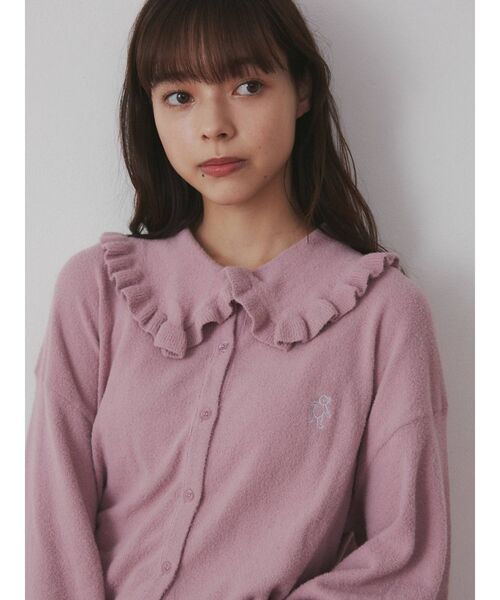 merry jenny（メリージェニー）の「bearフリルカラーカーディガン（カーディガン/ボレロ・レディース・ブラック/ブルー/グリーン/ピンク・FREE）」の22枚目の写真