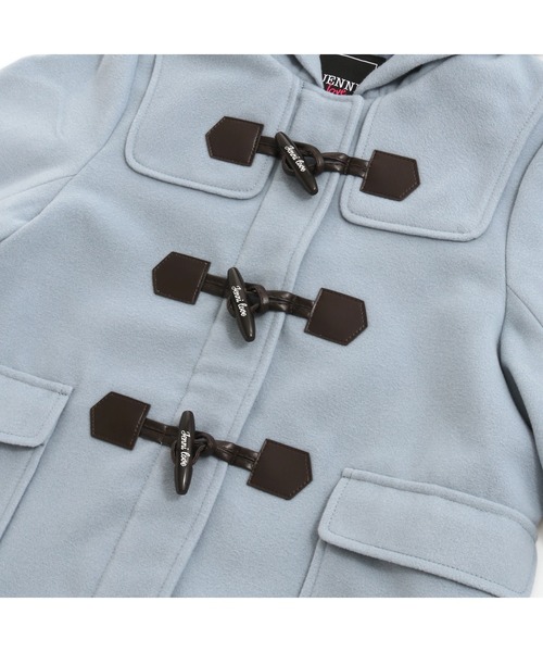 JENNI love(ジェニィラブ)の「メルトンダッフルコート(ダッフルコート・キッズ・ベージュ/サックスブルー/ネイビー・140cm/160cm/130cm/150cm)」の19枚目の写真