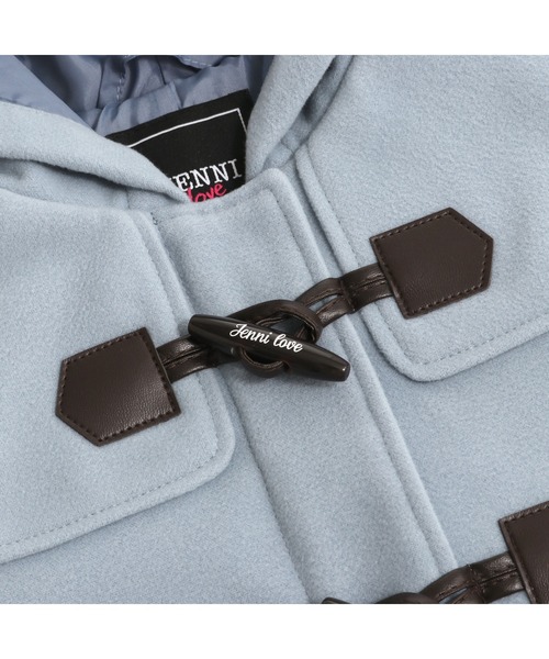 JENNI love(ジェニィラブ)の「メルトンダッフルコート(ダッフルコート・キッズ・ベージュ/サックスブルー/ネイビー・140cm/160cm/130cm/150cm)」の20枚目の写真