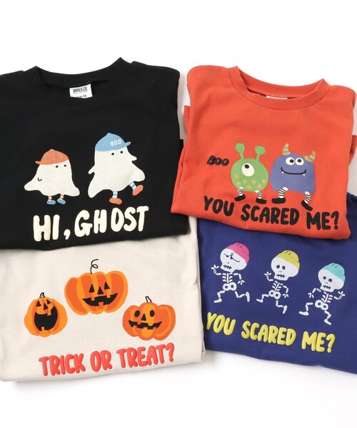 BREEZE（ブリーズ）の「バラエティーTシャツ（Tシャツ/カットソー・キッズ・パープル/ミント/オフホワイト/ブラウン/イエロー/オレンジ/ラベンダー/ブラック/カーキ・100/110/90/80/120/140/130）」の18枚目の写真