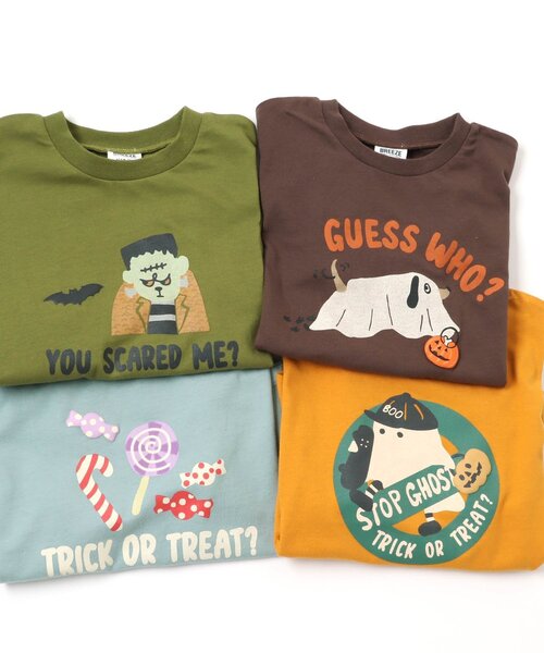 BREEZE（ブリーズ）の「バラエティーTシャツ（Tシャツ/カットソー・キッズ・パープル/ミント/オフホワイト/ブラウン/イエロー/オレンジ/ラベンダー/ブラック/カーキ・100/110/90/80/120/140/130）」の17枚目の写真