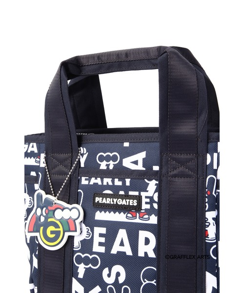 PEARLY GATES GRAFFLEX どうしちゃったＰＧ　総柄カートＢＡＧ PEARLY GATES | GRAFFLEX】どうしちゃったPG 総柄カートBAG(UNISEX)