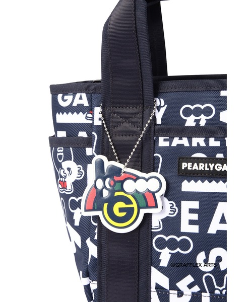 PEARLY GATES | GRAFFLEX】どうしちゃったPG 総柄カートBAG(UNISEX)